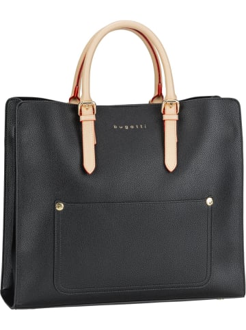 Bugatti Handtasche Ella Top Handle L in Schwarz