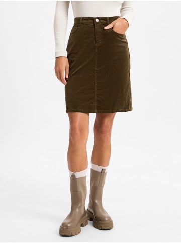 Marie Lund Minirock in oliv