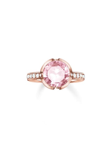 Thomas Sabo Ring in roségold, pink