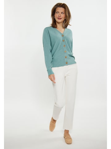 usha WHITE LABEL Damen Cardigan in AQUA