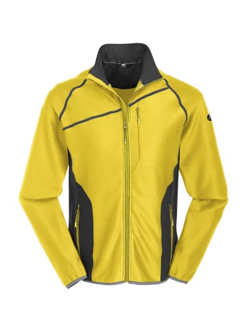 Maul Sport Stretch-Fleecejacke Donnersberg in Gelb