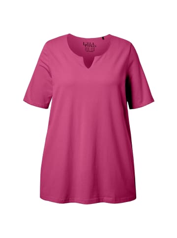 Ulla Popken Shirt in klassisch dunkle beere