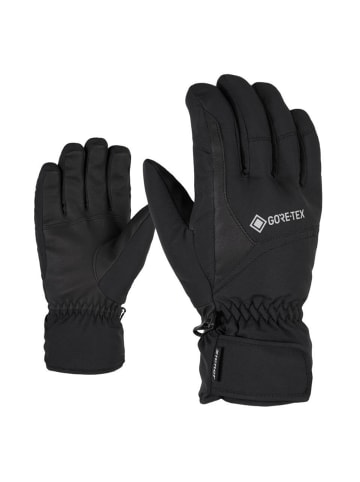 Ziener Finger Skihandschuhe in schwarz