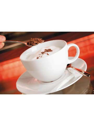 Seltmann Weiden Cappuccinotasse mit Untertasse VIP. 220 ml in weiß