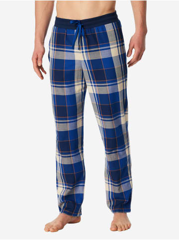 Schiesser Pyjamahose Mix Relax in royal