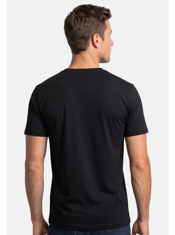 Ragman Unterhemd / Shirt Kurzarm Basic in Schwarz