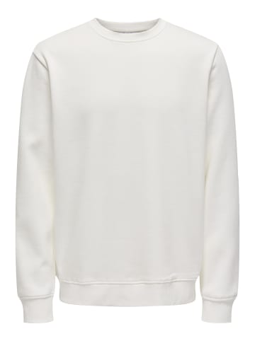 ONLY & SONS Sweatshirt in Cloud Dancer 1