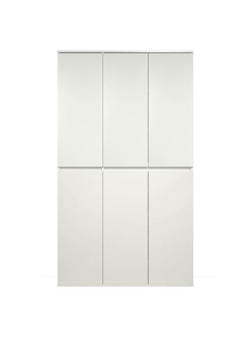 ebuy24 Kleiderschrank Nevada Weiß 111 x 34 cm