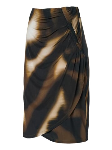 Mart Visser Avery-Rock mit Print, Olivgrün/Mehrfarbig