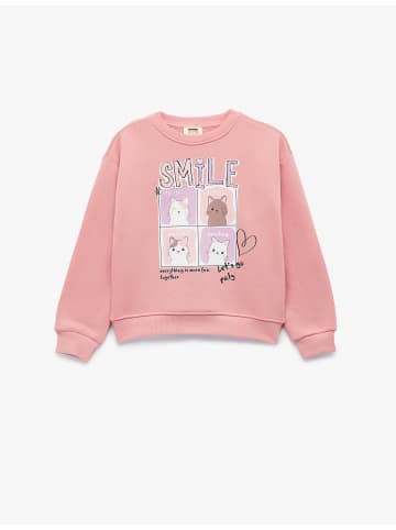KOTON SWEATSHIRTS in Rosa