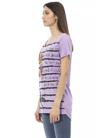 Trussardi Action Lila Baumwolle Damen T-Shirt