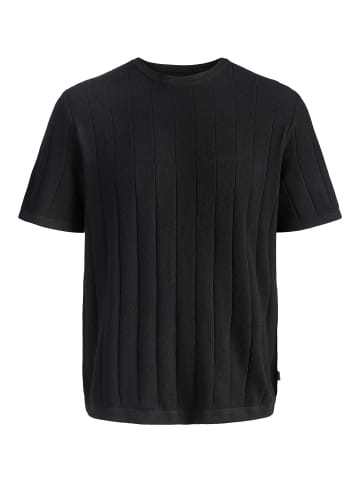 Jack & Jones Gestricktes T-Shirt in Black