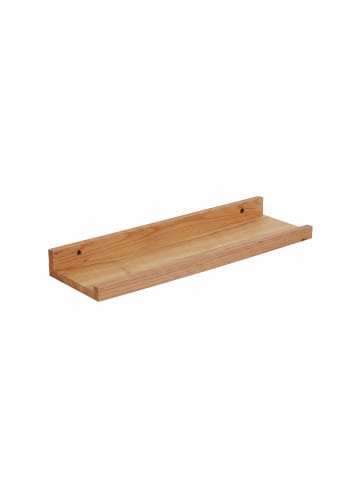 relaxdays Wandregal in Natur - (B)40 x (H)5 x (T)15 cm