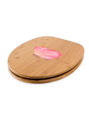 Mr. & Mrs. Panda WC Sitz Einhorn Schwein ohne Spruch in Braun