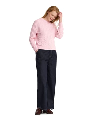 Polo Club Pullover WOMAN RIGBY GO WOOL CABLE U W IO LONG SLEEVE REGULAR FIT in Rosa vigore
