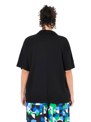 Ulla Popken Sweatshirt in schwarz