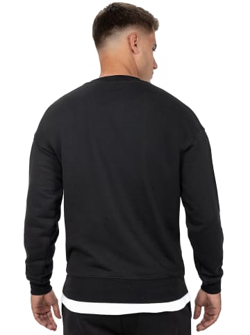Reichstadt Herren Regular Fit Pullover Logo-Stitching in Black