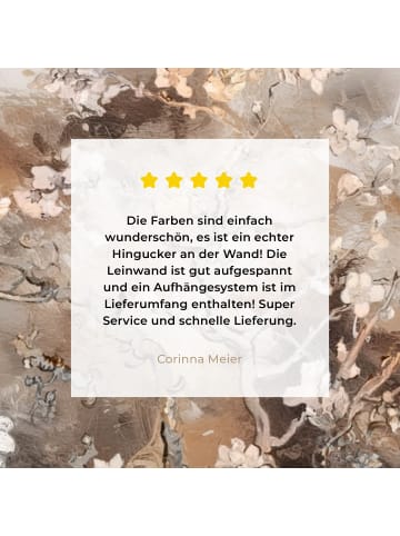 MuchoWow Leinwand bilder Mandelblüte (BxH)