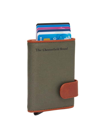 The Chesterfield Brand Sabana Geldbörse RFID Schutz Leder 7.5 cm in steel green