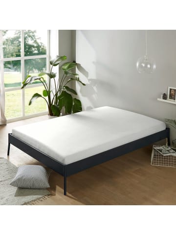 Erwin Müller Frottee Spannbettlaken Füssen in weiß