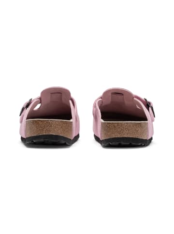 VITAFORM Veloursleder Clogs in rosa