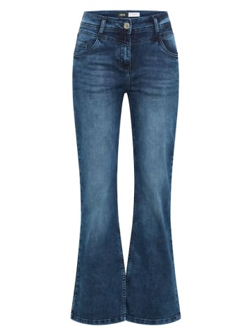 Cecil Bootcut Jeans in Blau