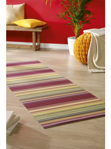 Peyer-Syntex 1 Mira Jacqu.Teppich Streifen bunt 65/180 cm in mehrfarbig