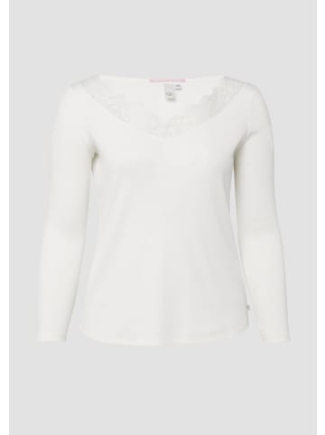 QS T-Shirt in 0200_creme