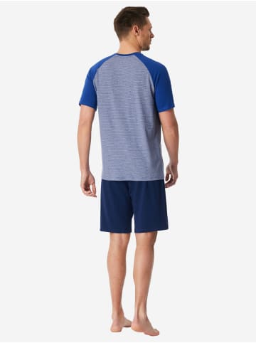 Schiesser Pyjama 955 in royal