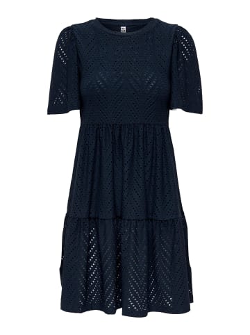 JACQUELINE de YONG Kleid mit Lochstickerei JDYCARLA in Navy