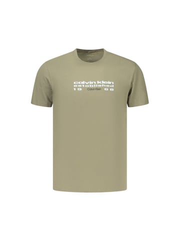 Calvin Klein Grün Baumwolle Herren T-Shirt