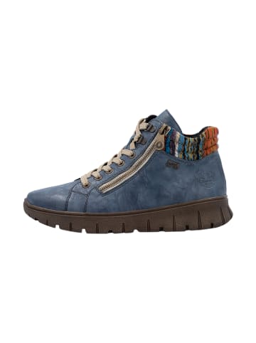 rieker Sneaker Montante aus Leder Odeon Blau