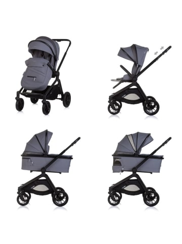 Chipolino Kombikinderwagen Magnum 3 in 1 in grau