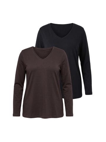 Ulla Popken Shirt in mahagoni
