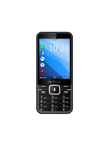 COFI 1453 myPhone Up SMART Handy LTE 3,2" Display, 1200 mAh, 5 Mpx. Schwarz in Schwarz