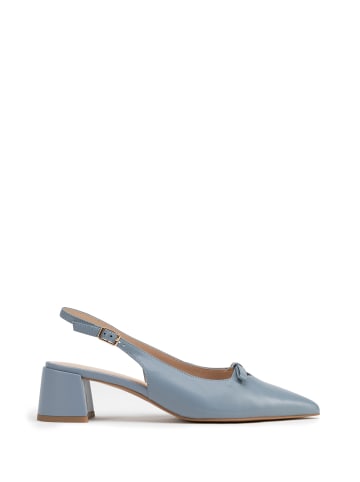 Wittchen Damenschuhe Pumps Aus Leder Mit Blockabsatz in Blue