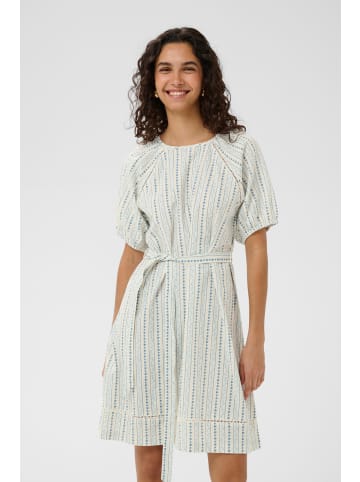 SAINT TROPEZ Kleid RajaSZ Lockere Passform in Ice Vallarta Flower Stripes