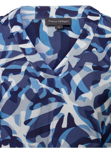 Franco Callegari Bluse Lola in marine blau - 0004