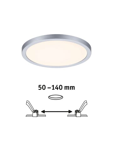 paulmann EB Panel AREO VariFit IP44 15W TuneW Zigbee 175mm Chrom matt