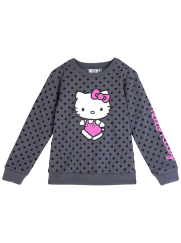 Hello Kitty Sweatshirt Hello Kitty in Dunkelgrau