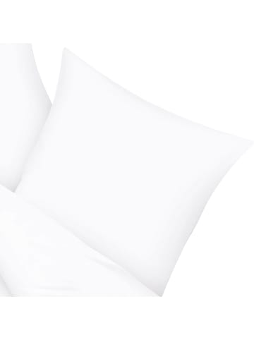 kaeppel Mako-Satin Kissenbezug in weiß