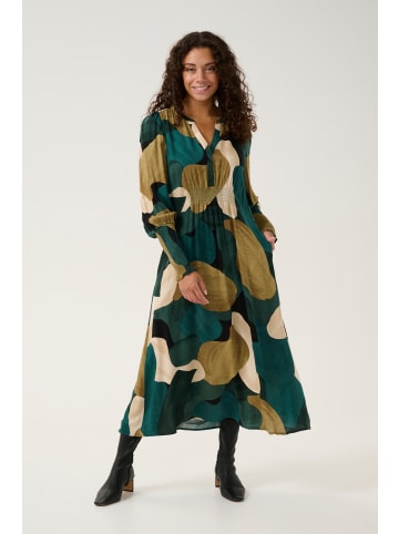 CULTURE Kleid CUdana Relaxed fit in Green Art