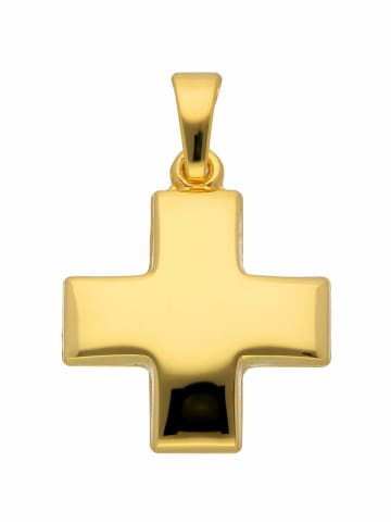 Adeliás 333 Gold Kreuz Anhänger in gold