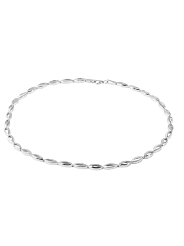 Adeliás Damen Halskette aus 925 Silber mit Zirkonia 45 cm in silber