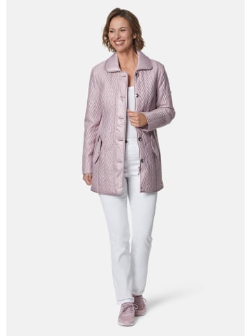 GOLDNER Longjacke mit außergewöhnlicher Steppung in antikrosa