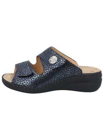 Solidus Damen Pantoletten Spezial - Weite H in Blau