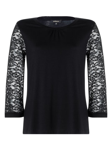 More & More Spitzenshirt in black