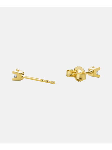 Diamant L'éternel Ohrstecker aus 585 Gelbgold mit 0.10 Karat Diamant