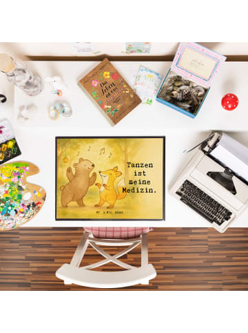 Mr. & Mrs. Panda tischpad Hase Tanzen Design mit Spruch in Weiß