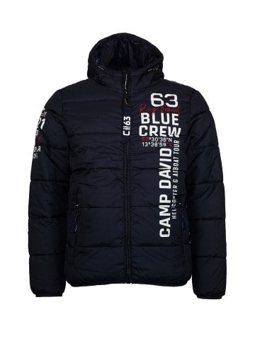 CAMP DAVID  Steppjacke in dunkelblau